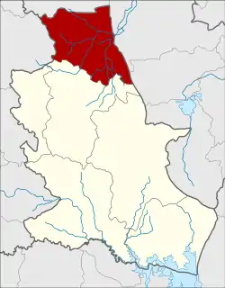 Karte von Nong Bua Lamphu, Thailand, mit Suwannakhuha
