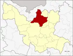 Karte von Udon Thani, Thailand, mit Phen