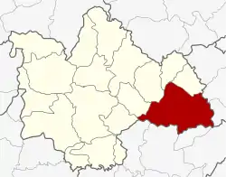 Karte von Kalasin, Thailand, mit Kuchinarai