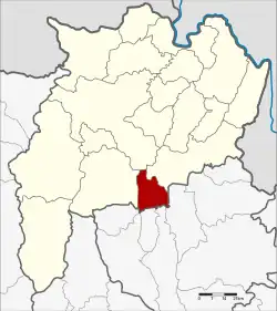 Karte von Chiang Rai, Thailand, mit Pa Daet