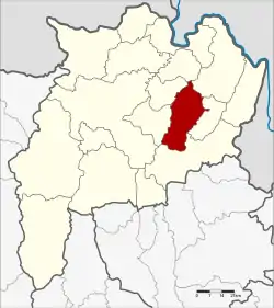 Karte von Chiang Rai, Thailand, mit Phaya Mengrai