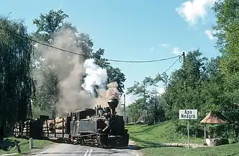 Östlicher BÜ mit DN67D in Apa Neagra (1996)