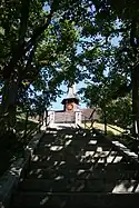 Treppe zur Kirche