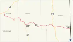 Karte der Arizona State Route 264