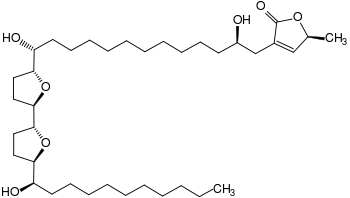 Struktur von Asimicin