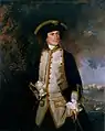 Joshua Reynolds: Augustus Keppel, 1749. Doch auch im Rokoko geht es zuweilen ohne Perücke.