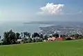 Blick auf den Bodensee und Lindau