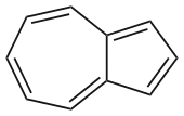 Strukturformel von Azulen