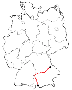 Verlauf der B 16
