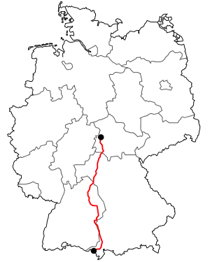 Verlauf der B 19