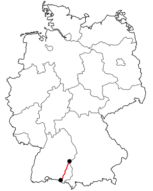 Verlauf der B 30
