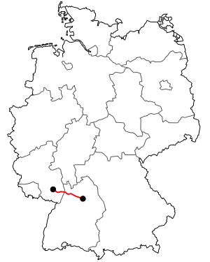 Verlauf der B 39