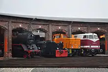 Fahrzeuge im Bw Wittenberge