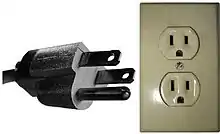 Stecker-Typ B(NEMA 5-15, 3-polig)
