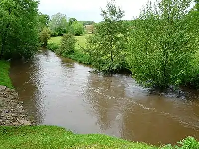 Bandiat unterhalb der Brücke bei Ars