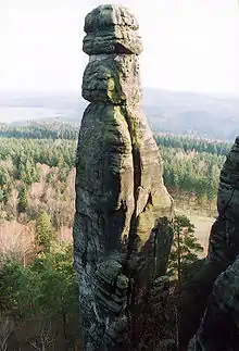 Barbarine (43 m hoch), Sächsische Schweiz