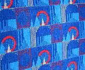 Detail des Bezugstoffs Typ Barman der London&nbsp;Underground, der für verschiedene Polstermöbel angeboten wird