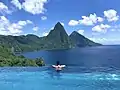 Infinitypool mit Meerblick in St. Lucia