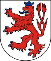 Wappen der Grafschaft und des Herzogtum Berg unter dem Haus Limburg-Arlon