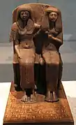 Sitzstatue des Amenophis in Berlin (Inventar-Nr. 6910)