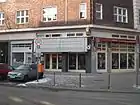 Eingang des vormaligen Kinos Graffiti an der Ecke zur Emser Straße 2012
