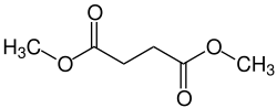 Strukturformel von Bernsteinsäuredimethylester