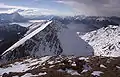 Blick in Richtung Südwest auf den Bischof (2033&nbsp;m) vom Krottenkopf (2086&nbsp;m)