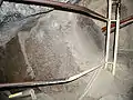 Blockiersteine, die vom al-Ma'mun-Tunnel umgangen werden