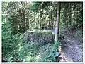 Brücken-Widerlager nahe der Stockeralm