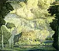 Tropische Landschaft - Тропический пейзаж. 1906. Russisches Museum