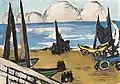 Boote am Strand, Max Beckmann (1937)
