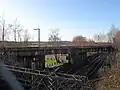 Kreuzende Eisenbahnstrecken in Bowling