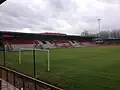 Der im Bau befindliche Main Stand im März 2015