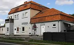 Die ehemalige Broager-Station der Bahnstrecke Vester Sottrup–Skelde.