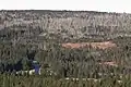 Bruchberg-Südseite vom Großen Sonnenberg aus; vorne die B&nbsp;242