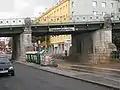 Brücke über die Linzer Straße; Blickrichtung stadtauswärts (Westen)