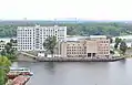Das Hauptquartier in Kiew auf der Halbinsel Rybalskyj-Insel im Dnipro (2012)