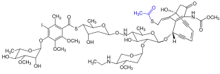 Strukturformel von Calicheamicin theta 1