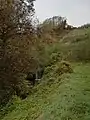 Burgberg mit dem Rio Paglia
