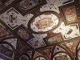 Deckengestaltung im Castello Bufalini