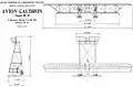 Risszeichnung der Caudron&nbsp;G.IV