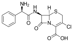 Strukturformel von Cefaclor