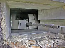 Geöffneter Centi Bunker A&nbsp;3829 in Rüfenach