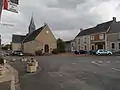 Ortszentrum mit Kirche Sainte-Marie-et-Sainte-Anne