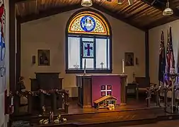 Innenraum der Kapelle (Weihnachten 2008)