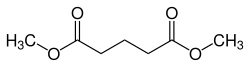 Strukturformel von Glutarsäuredimethylester
