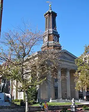 Das Chester County Courthouse in West Chester, seit 1972 im NRHP gelistet