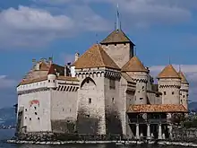 Die Burg von Südosten