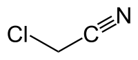 Strukturformel von Chloracetonitril