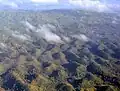 Luftbild der Chocolate Hills-Formation